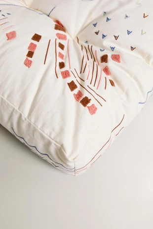 Купить Zara Топпер из хлопка с вышивкой