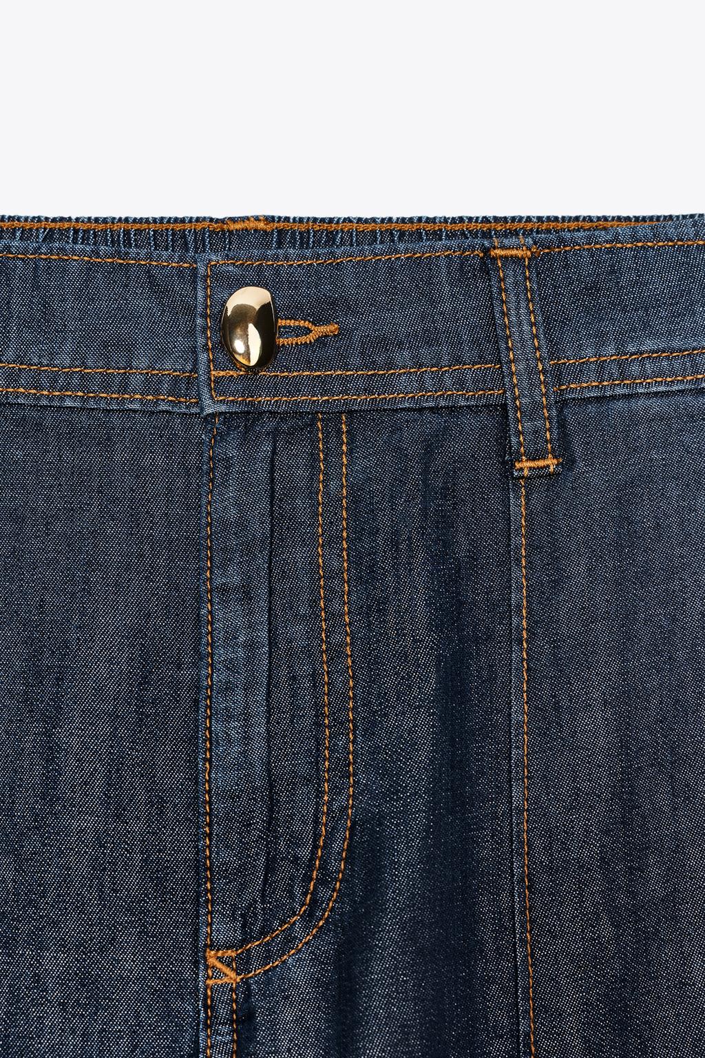 ДЖИНСЫ Z1975 WIDE LEG С ДЕКОРАТИВНОЙ СТРОЧКОЙ