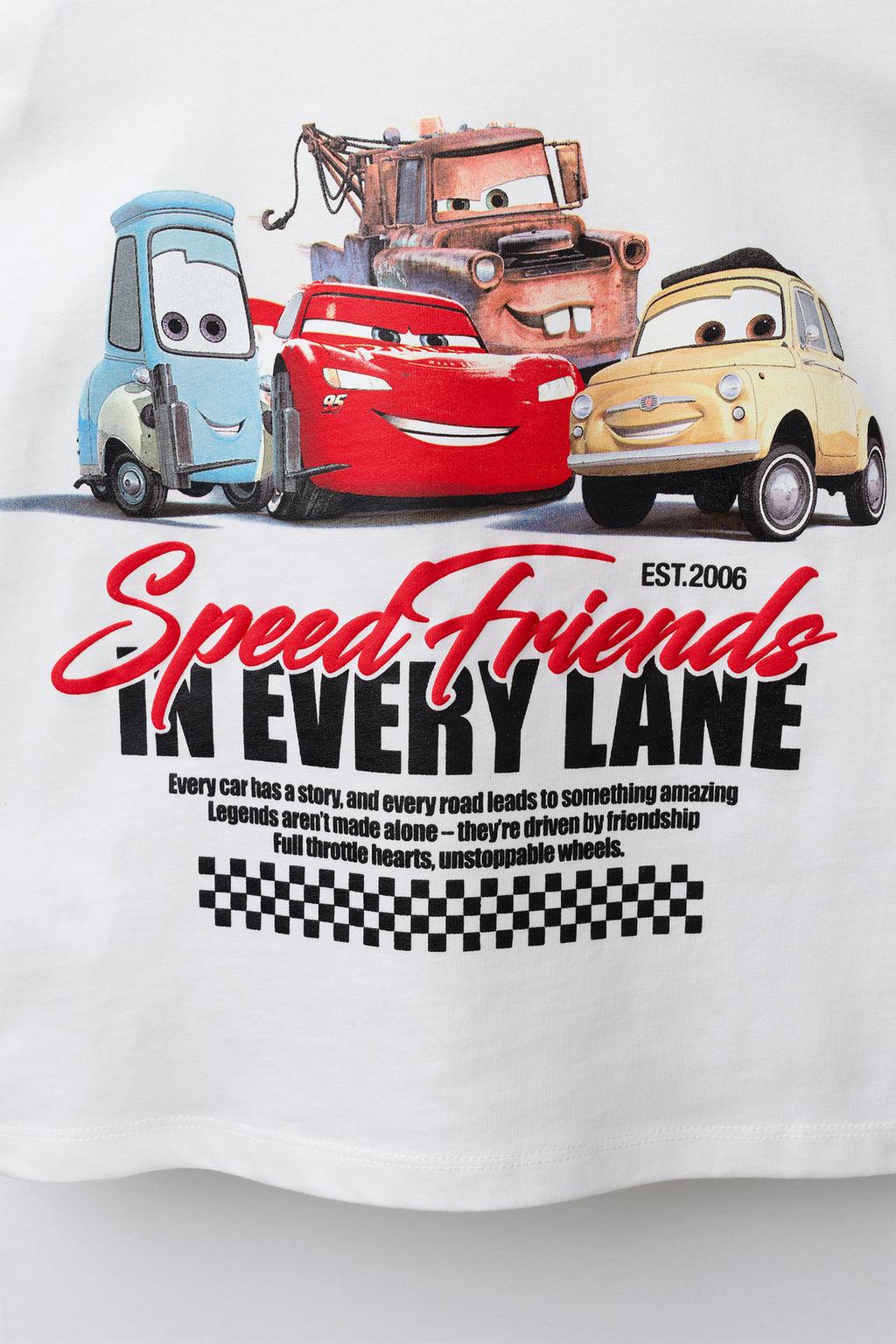 ФУТБОЛКА CARS RAYO MCQUEEN AND FRIENDS © DISNEY