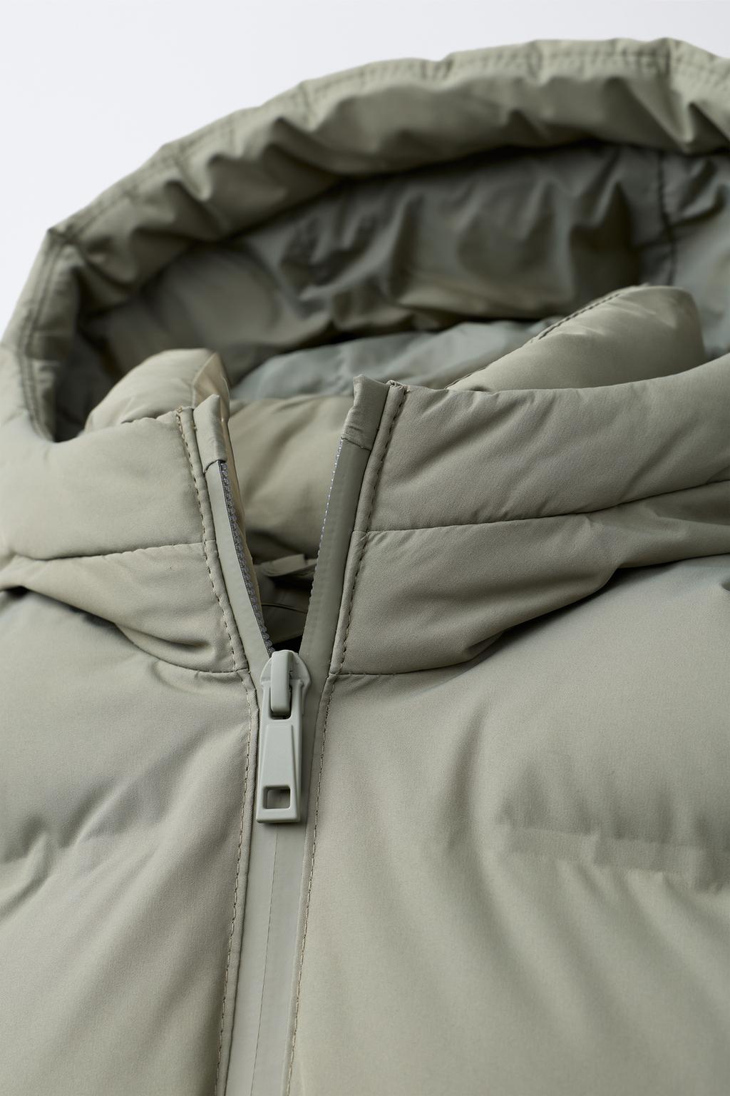 СТЕГАНАЯ КУРТКА WATER REPELLENT С КАПЮШОНОМ
