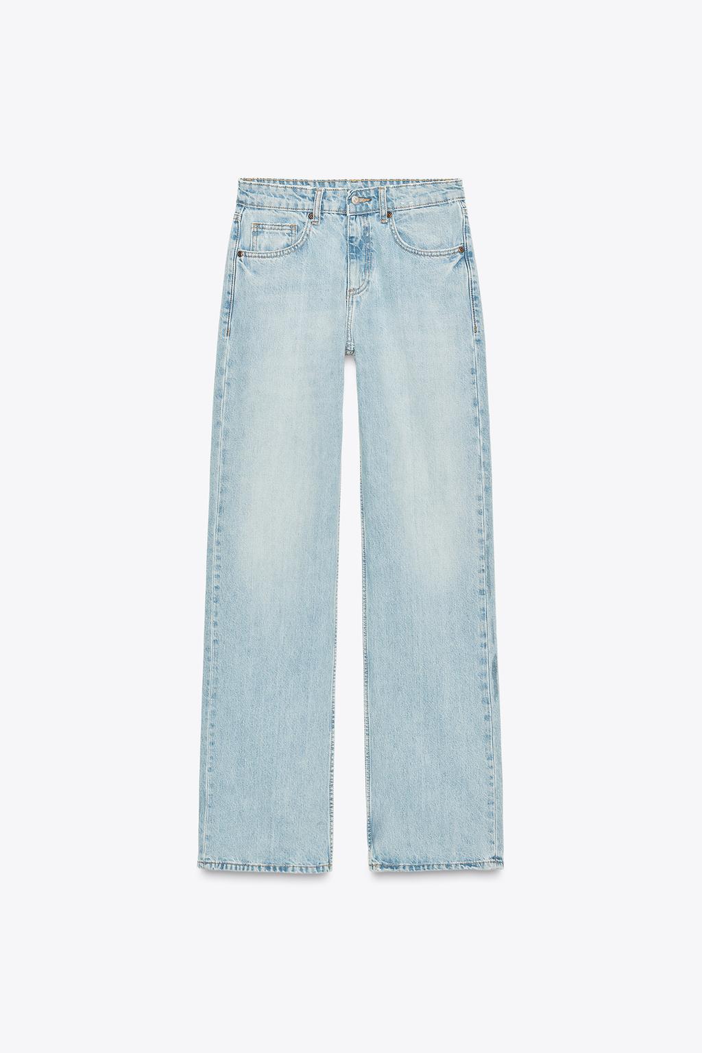 ДЖИНСЫ TRF WIDE LEG СО СРЕДНЕЙ ПОСАДКОЙ