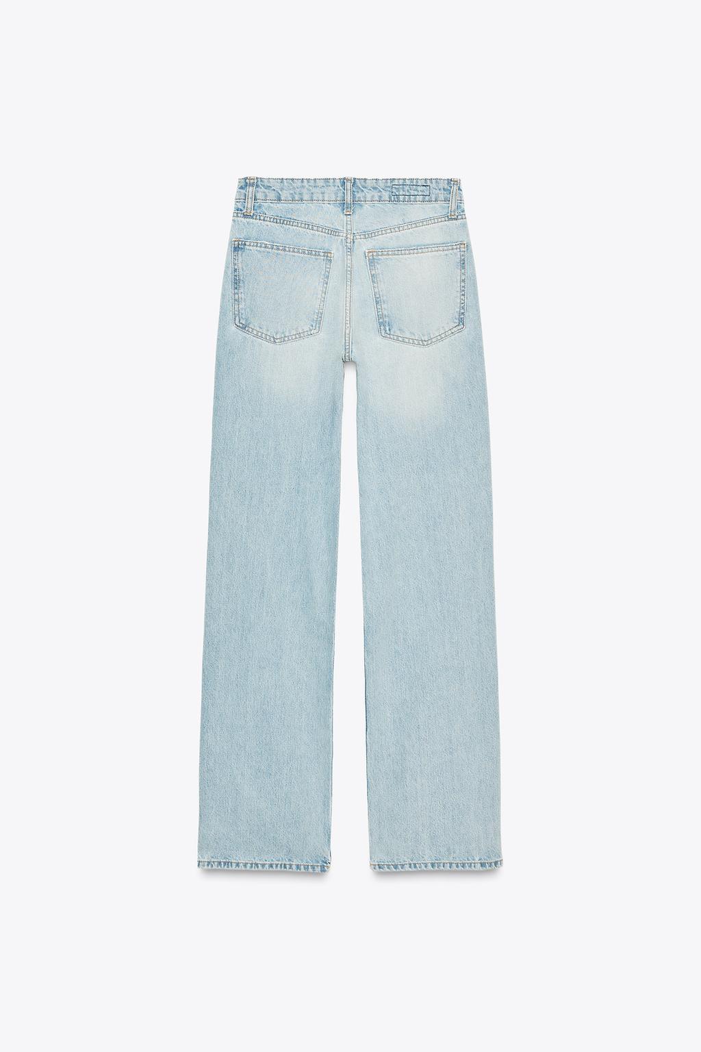ДЖИНСЫ TRF WIDE LEG СО СРЕДНЕЙ ПОСАДКОЙ