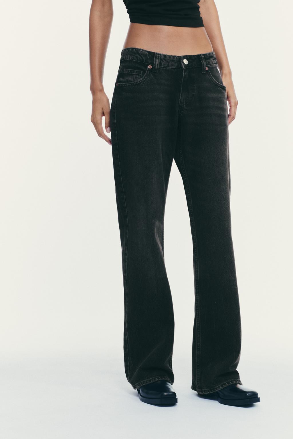 ДЖИНСЫ TRF WIDE LEG С НИЗКОЙ ПОСАДКОЙ
