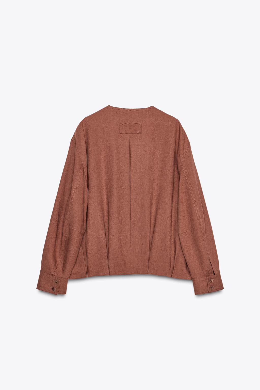 БОМБЕР ИЗ СМЕСОВОГО ЛЬНА — ZW COLLECTION