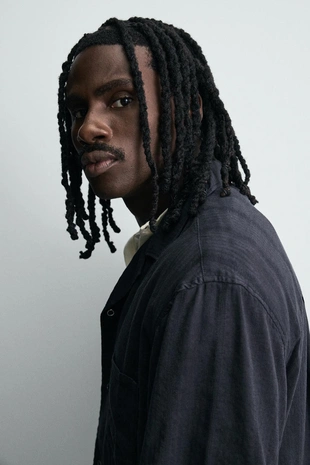 Жаккардовая рубашка в полоску- Заказать в России