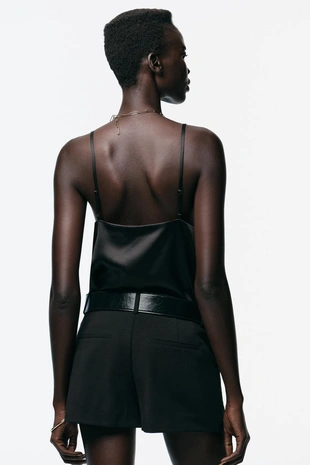 Юбка-брюки с низкой посадкой и ремнем- Заказать в России