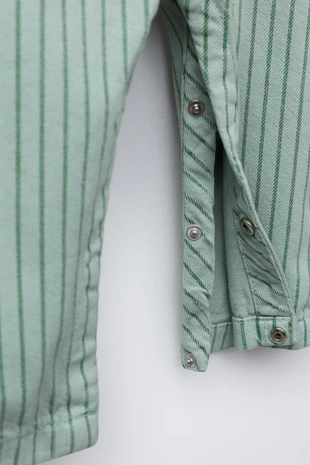 Комбинезон в полоску из саржи- Заказать в России