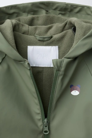 Green | 5475/559/933 - Zara Прорезиненный комбинезон WATER RESISTANT