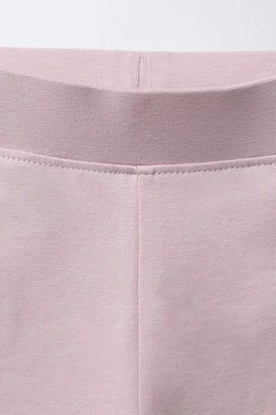 Набор из двух однотонных леггинсов с принтом- Заказать в России