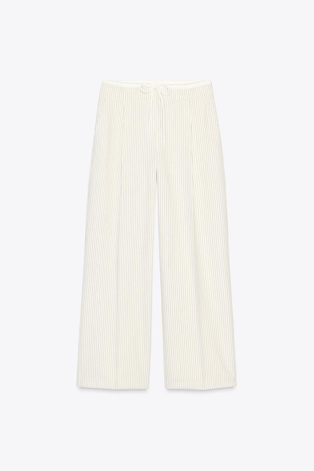 БРЮКИ WIDE LEG С ДВОЙНЫМ ПОЯСОМ