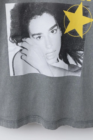 Футболка с принтом DUA LIPA ©- Заказать в России