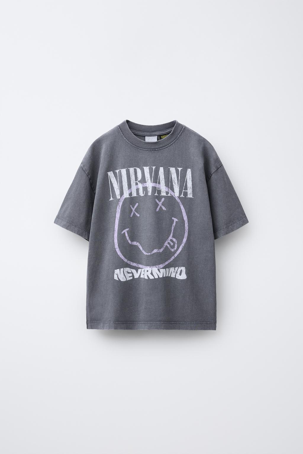 ФУТБОЛКА С ПРИНТОМ NIRVANA ®