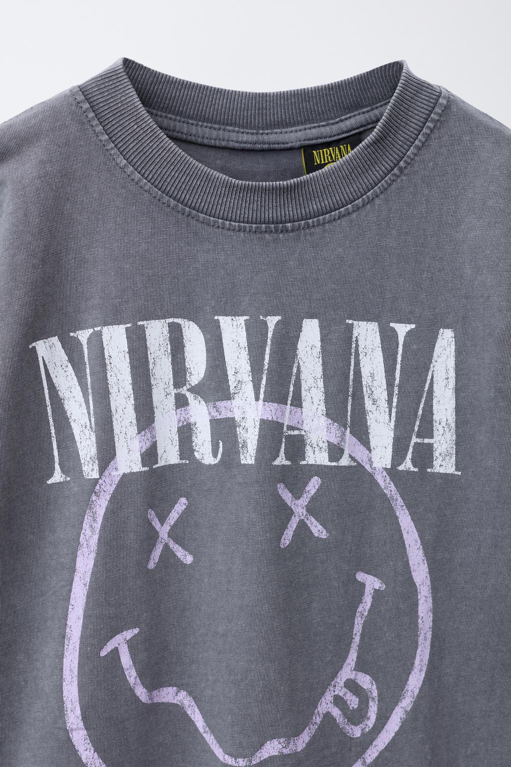 ФУТБОЛКА С ПРИНТОМ NIRVANA ®