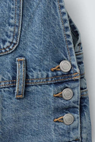 Джинсовый комбинезон WIDE LEG- Заказать в России