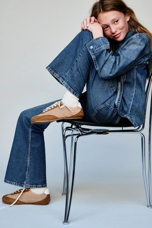 Купить Zara Джинсы клеш