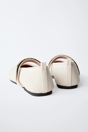 Балетки с металлическим ремешком- Заказать в России