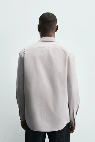 Жаккардовая рубашка в полоску- Заказать в России