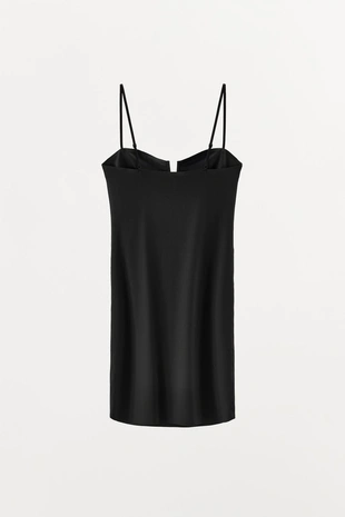 Платье из полиамида с металлической деталью- Заказать в России