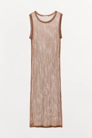 Платье RED с металлизированной нитью- Заказать в России