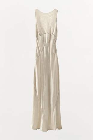 Атласное платье с эффектом жатой ткани — LIMITED EDITION- Заказать в России