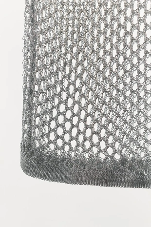 Топ из трикотажа с металлизированной нитью- Заказать в России