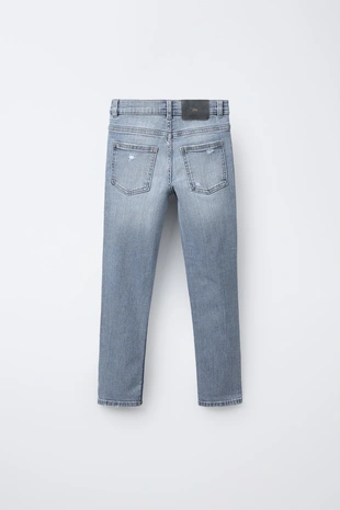 Купить Zara Джинсы SKINNY с разрезами