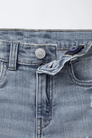 Blue | 4110/705/400 - Zara Джинсы SKINNY с разрезами