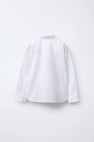 Купить Zara Базовая рубашка оксфорд