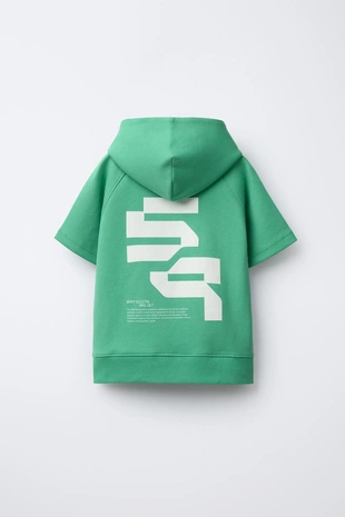 Купить Zara Спортивный худи из ткани интерлок