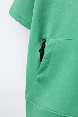 Спортивный худи из ткани интерлок- Заказать в России