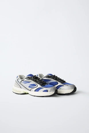 Спортивные кроссовки из сетчатой ткани