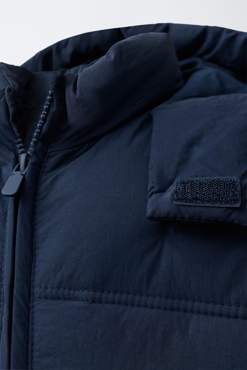 СТЕГАНАЯ КУРТКА С КАПЮШОНОМ WATER REPELLENT