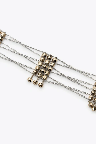 Комбинированный ремень с деталями- Заказать в России