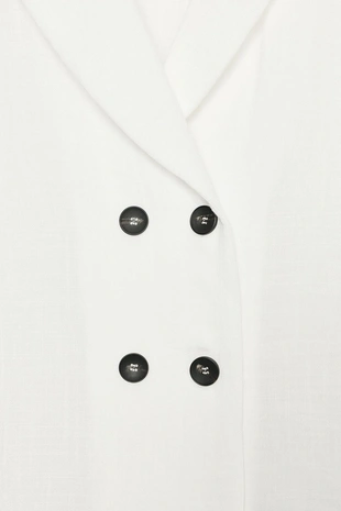 Короткая рубашка с запахом