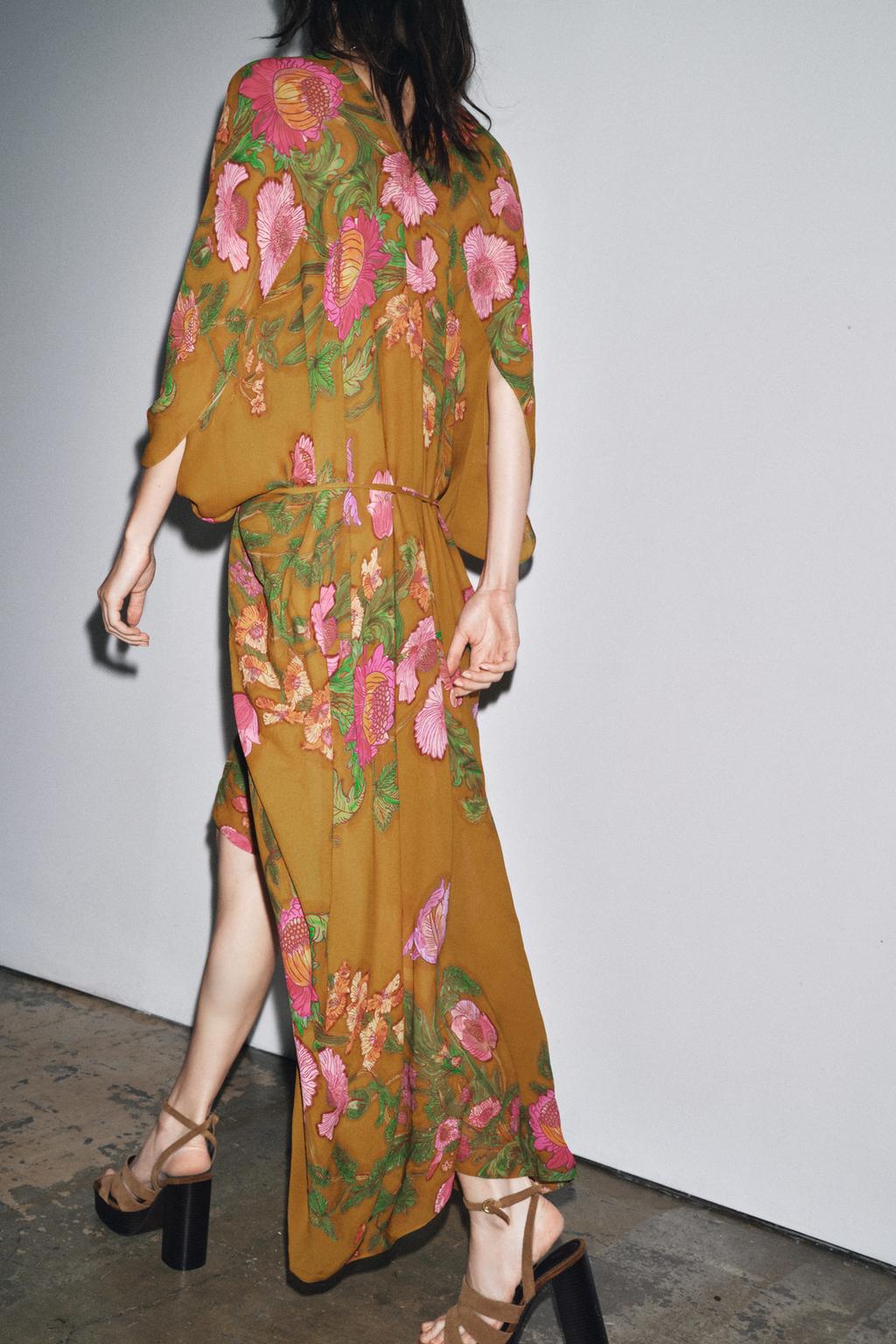 ПЛАТЬЕ OVERSIZE С ЦВЕТОЧНЫМ ПРИНТОМ — ZW COLLECTION