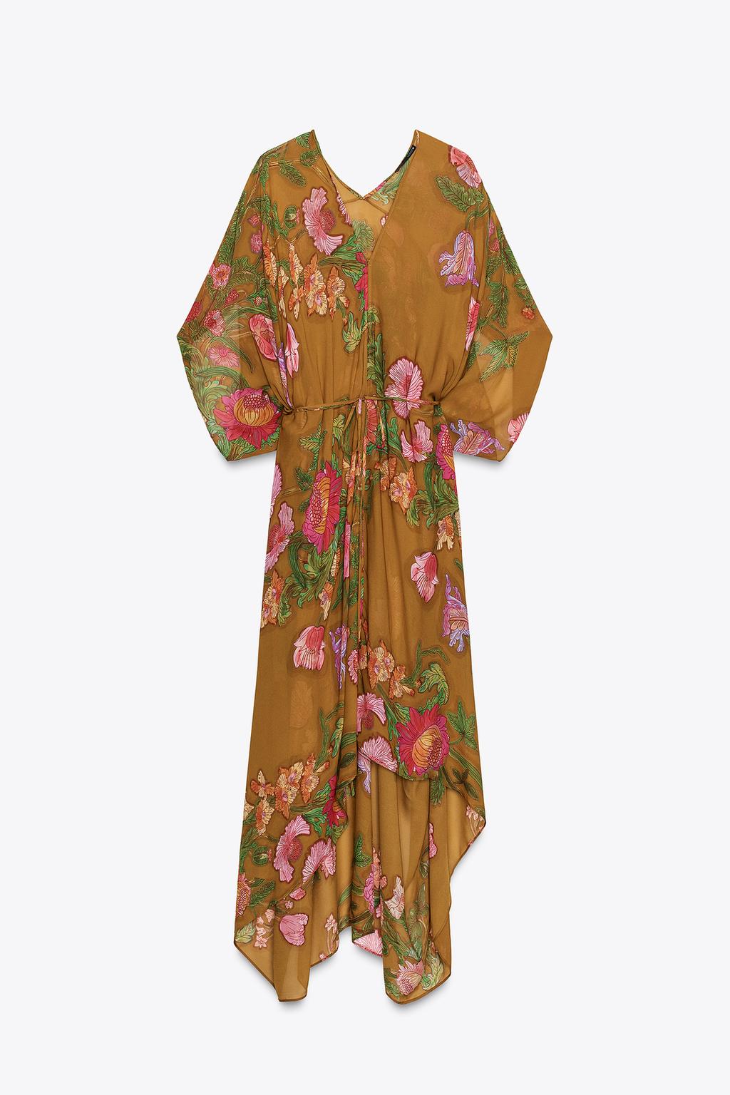 ПЛАТЬЕ OVERSIZE С ЦВЕТОЧНЫМ ПРИНТОМ — ZW COLLECTION