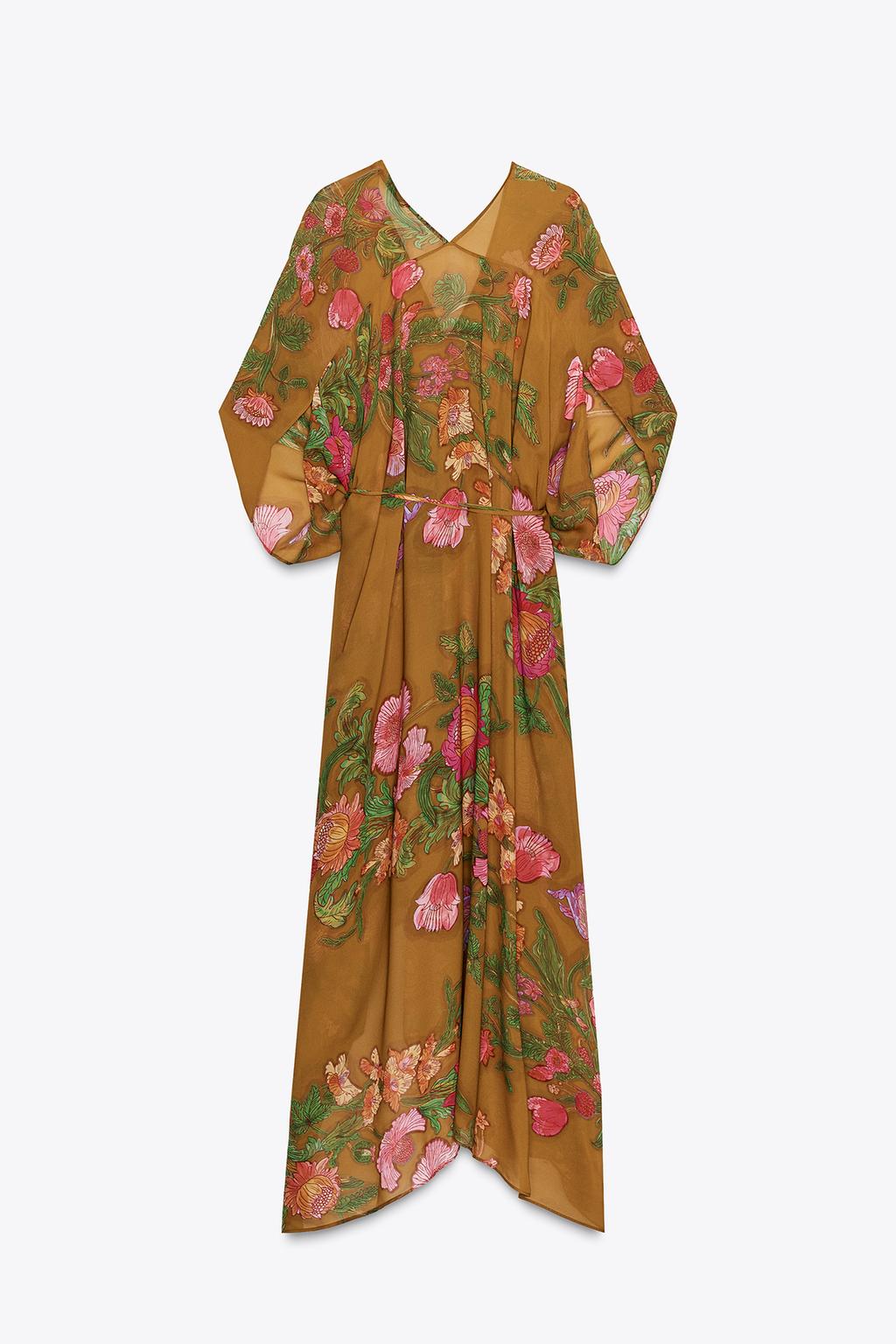 ПЛАТЬЕ OVERSIZE С ЦВЕТОЧНЫМ ПРИНТОМ — ZW COLLECTION