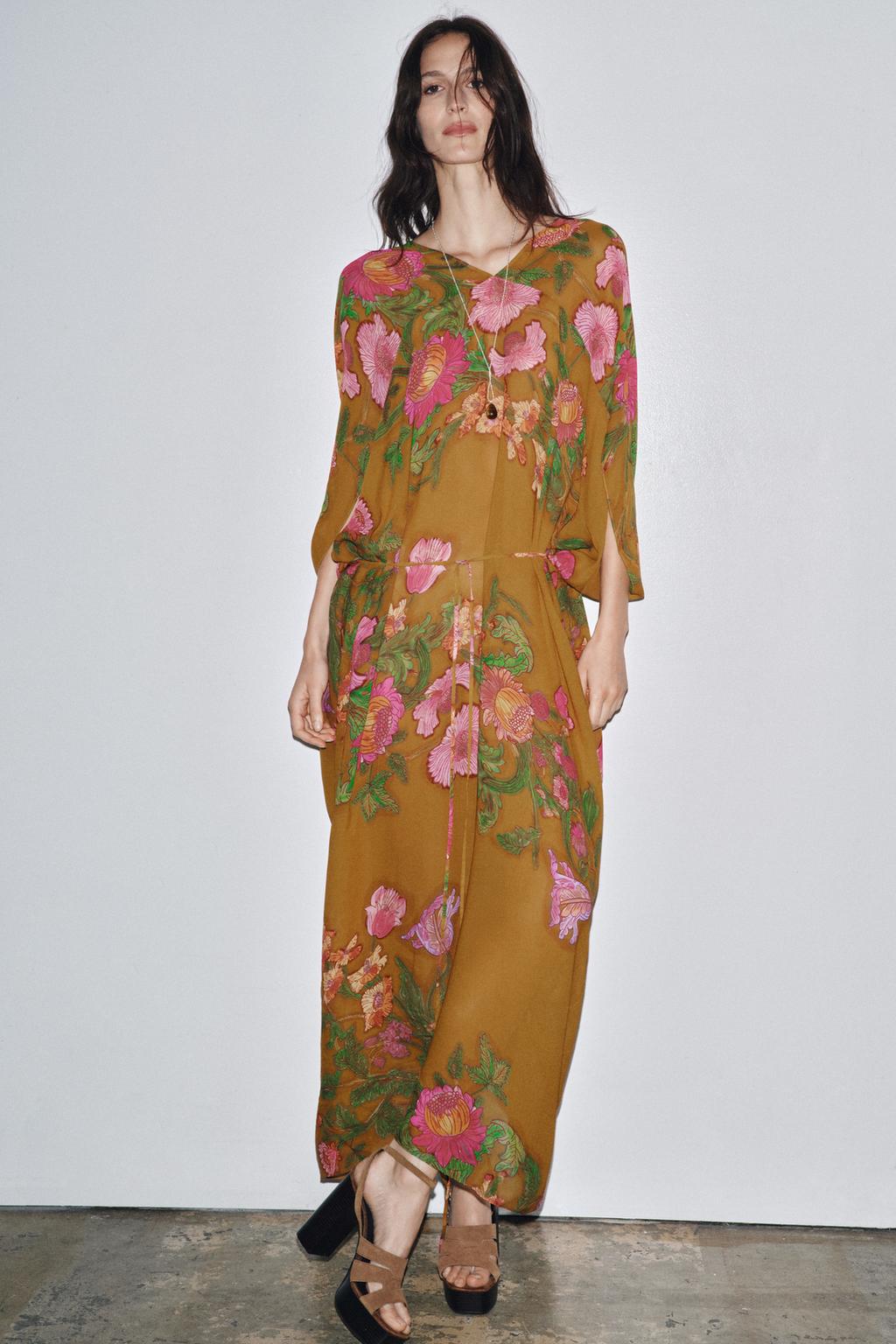 ПЛАТЬЕ OVERSIZE С ЦВЕТОЧНЫМ ПРИНТОМ — ZW COLLECTION