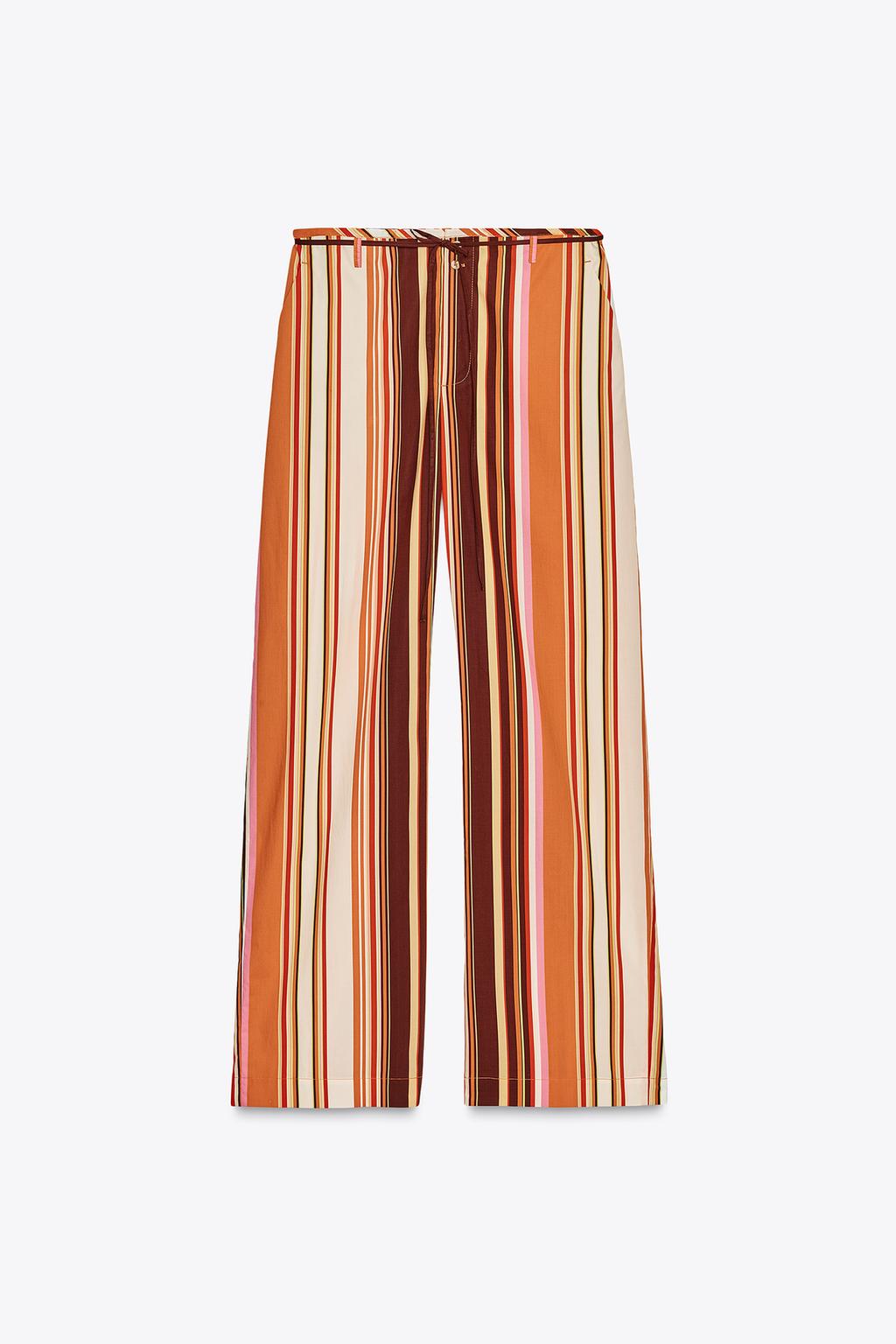 БРЮКИ КЛЕШ В ПОЛОСКУ — ZW COLLECTION