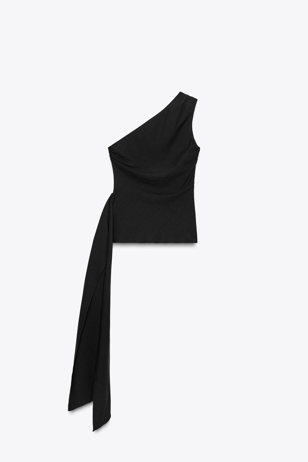 АСИММЕТРИЧНЫЙ ТОП С ЗАВЯЗКОЙ — ZW COLLECTION