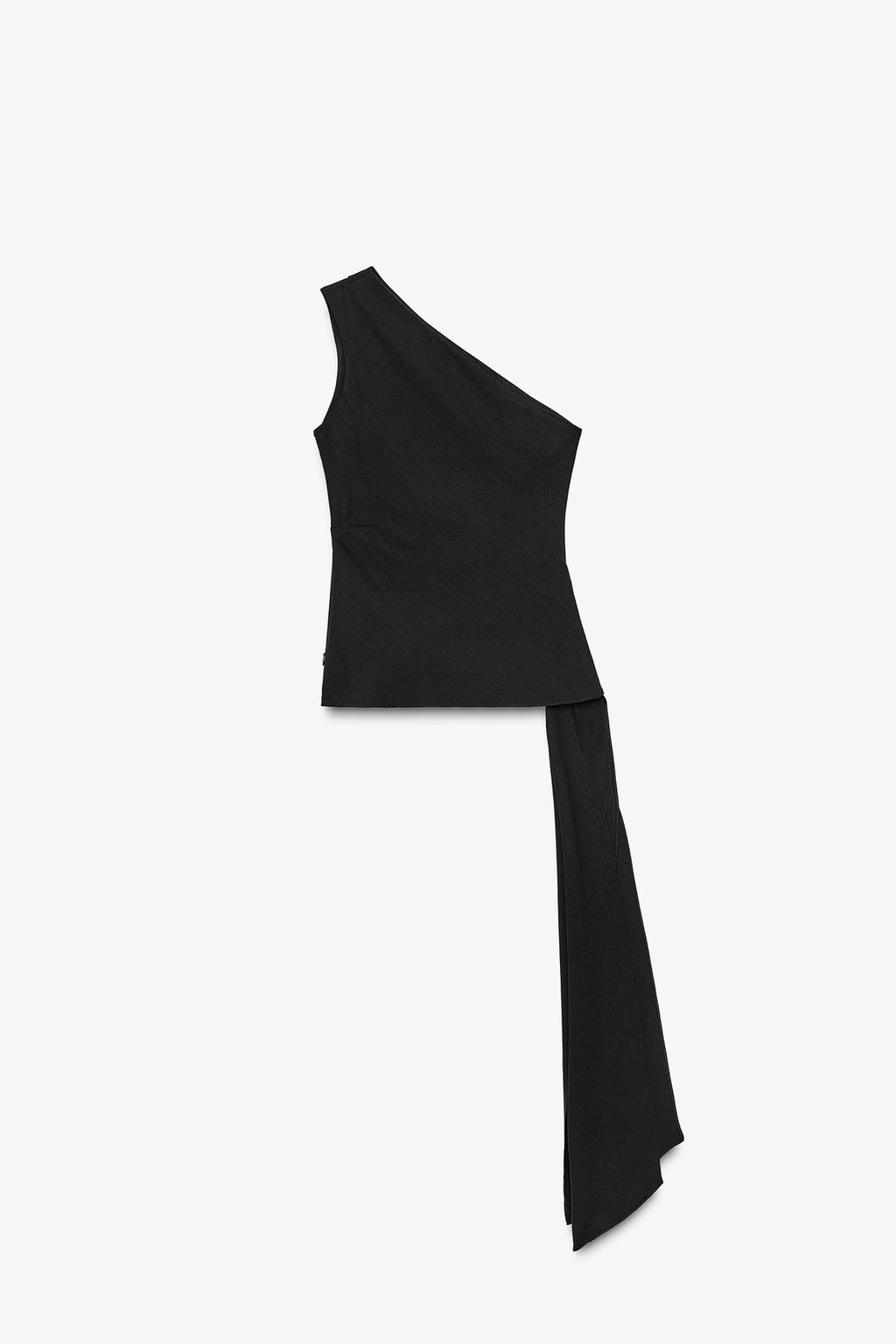 АСИММЕТРИЧНЫЙ ТОП С ЗАВЯЗКОЙ — ZW COLLECTION