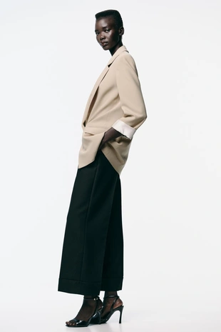 Блейзер с манжетами с принтом