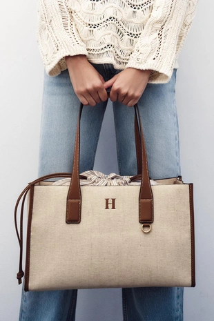 Сумка-тоут из хлопкового холста- Заказать в России