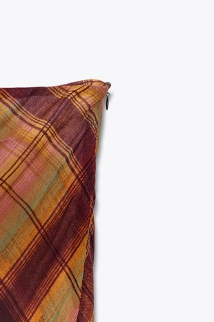 Длинная юбка в клетку — ZW COLLECTION- Заказать в России