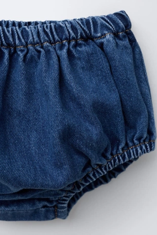 Джинсовый сарафан и трусики- Заказать в России