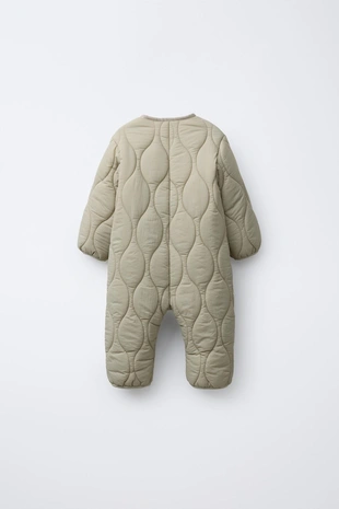 Длинный стеганый комбинезон - Заказать в России
