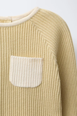 Джемпер с контрастной отделкой- Заказать в России