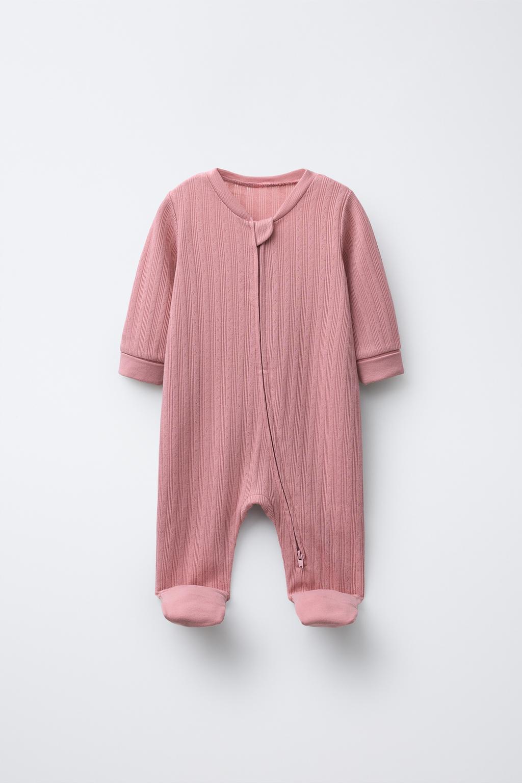 TWO-PACK OF FLORAL CONVERTIBLE FOOTED SLEEPSUITS