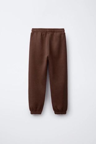 Купить Zara Базовые брюки-джоггеры из мягкой ткани