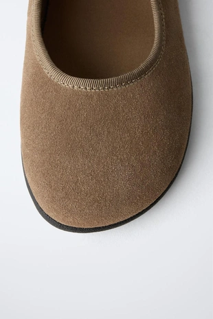 Кожаные балетки BAREFOOT- Заказать в России